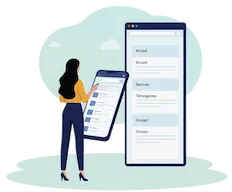 site vitrine one page